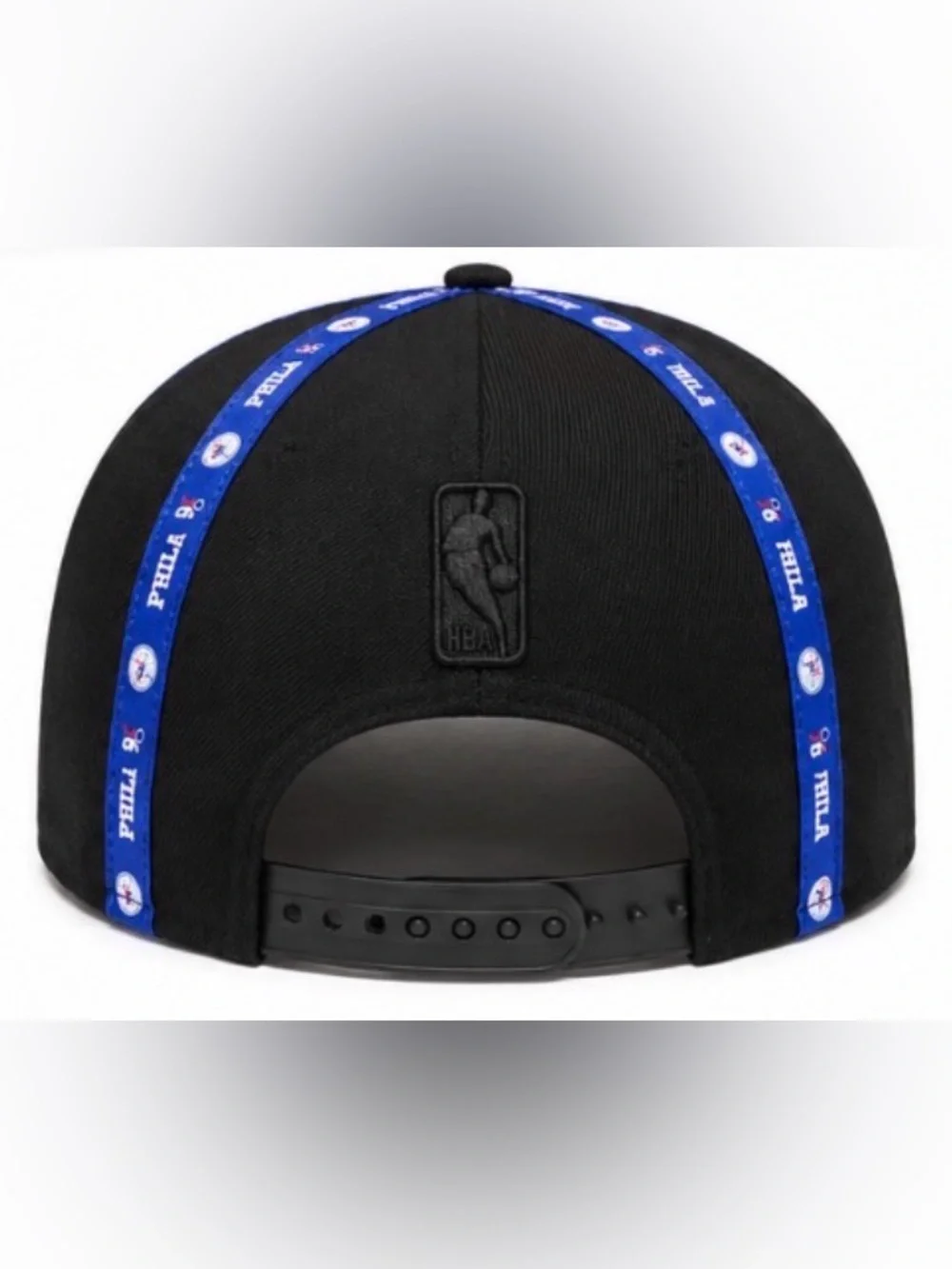 Philadelphia 76ers New Era Black Snapback Hat